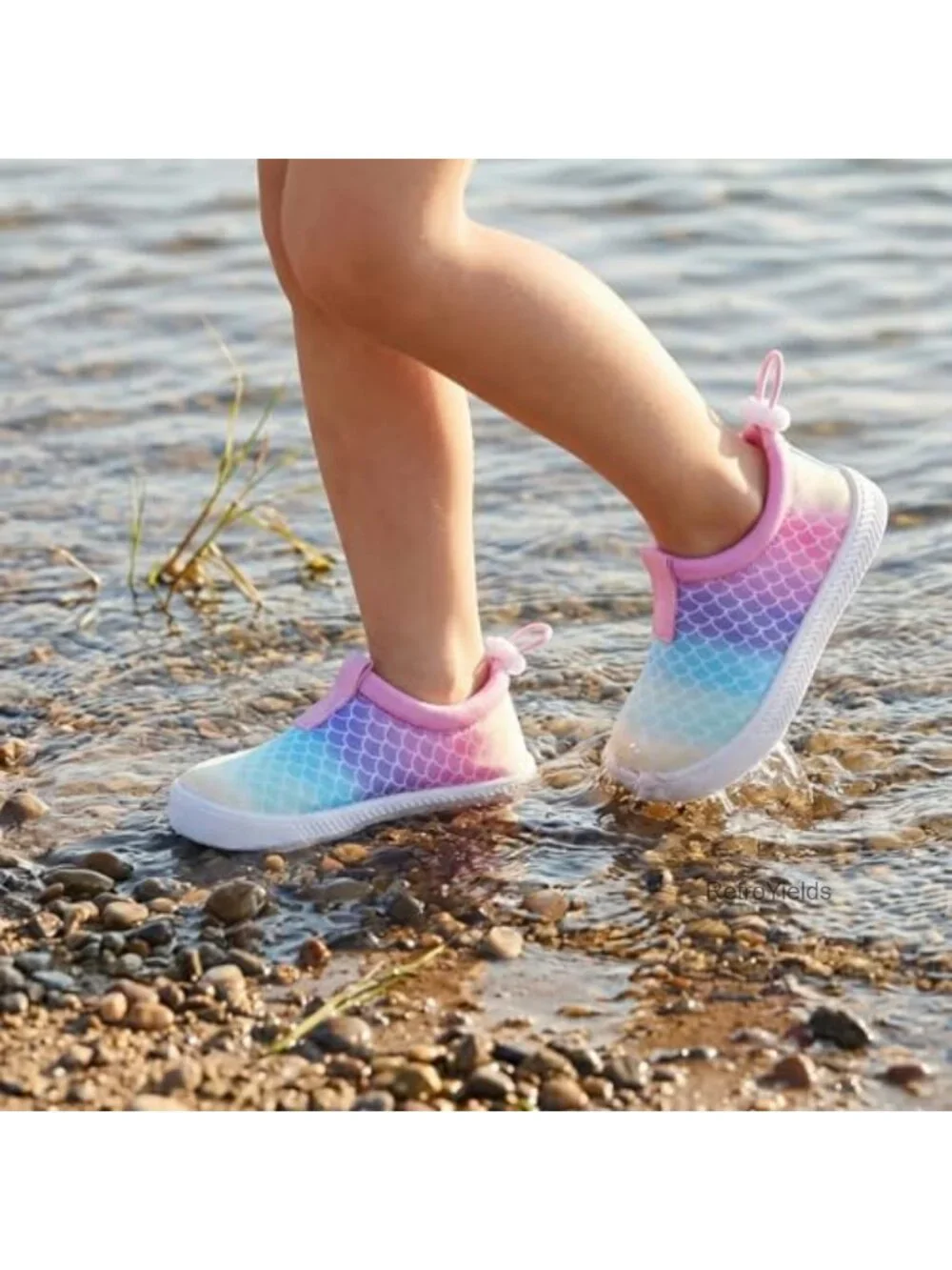 Toddler Water Shoes Quick Dry Slip On Aqua Swim Shoes for Beach Boys Girls